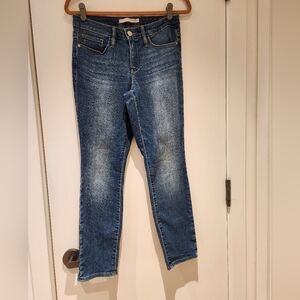 Athleta Scuptek Skinny Jeans 6 Petite In Azure Wash